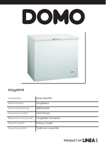 Manual de uso Domo DO936DVK Congelador
