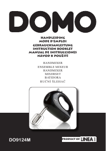 Manual de uso Domo DO9124M Batidora de varillas