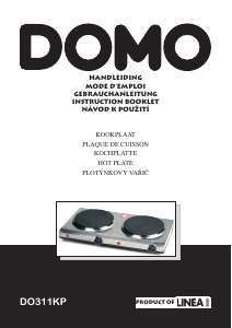 Bedienungsanleitung Domo DO311KP Kochfeld