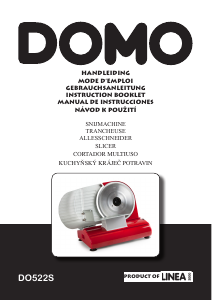 Manual de uso Domo DO522S Cortafiambres