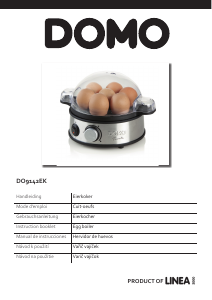 Manual de uso Domo DO9142EK Cocedor de huevos