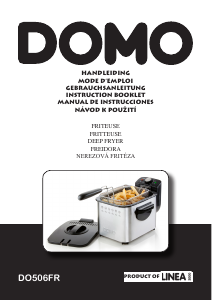 Mode d’emploi Domo DO506FR Friteuse