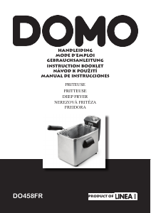 Manual de uso Domo DO458FR Freidora