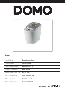 Manual Domo B3963 Bread Maker