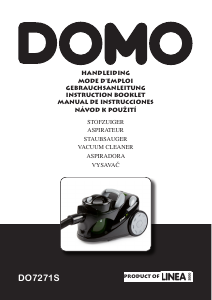 Manual Domo DO7271S Vacuum Cleaner