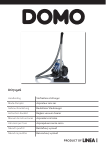 Manual Domo DO7290S Vacuum Cleaner