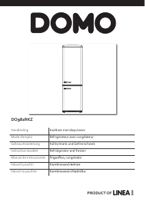 Bedienungsanleitung Domo DO982RKZ Kühl-gefrierkombination