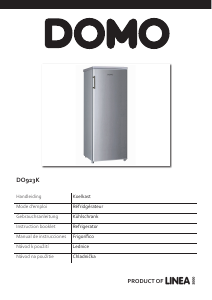 Manual Domo DO923K Refrigerator