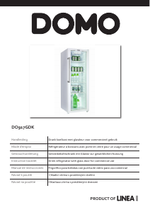 Mode d’emploi Domo DO917GDK Réfrigérateur