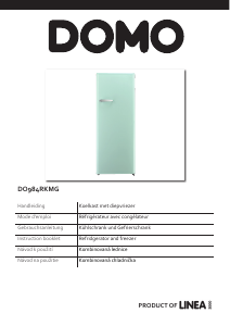 Manual de uso Domo DO984RKMG Refrigerador