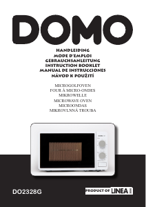 Bedienungsanleitung Domo DO2328G Mikrowelle