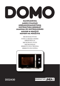 Manual Domo DO2431 Microwave