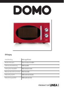Manual Domo DO2925 Microwave