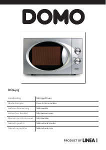 Manual Domo DO2423 Microwave