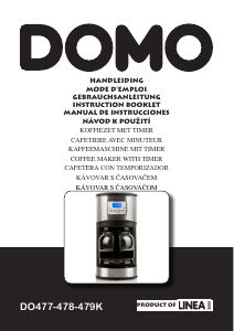 Bedienungsanleitung Domo DO479K Kaffeemaschine