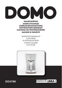 Manual Domo DO476K Coffee Machine