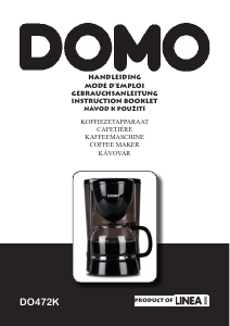 Manual Domo DO472K Coffee Machine