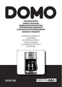 Manual de uso Domo DO473K Máquina de café