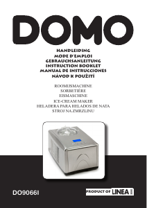Manual Domo DO9066I Ice Cream Machine