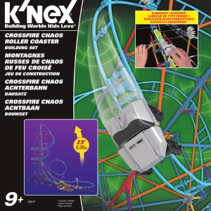 Manual K'nex set 52417 Thrill Rides Crossfire Chaos