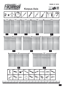 Manuale Leen Bakker Tirana (236x200x58) Guardaroba