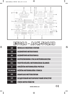 Manual EMOS E5018 Stație meteo