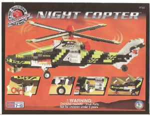 Handleiding Mega Bloks set 9740 Probuilder Helikopter