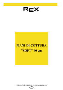 Manuale Rex PX95UOV Piano cottura