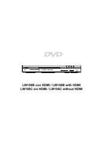 Manual de uso Airis LW108B Reproductor DVD