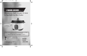 Manual Black and Decker RC1800 Rice Cooker