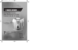 Manual de uso Black and Decker RC880 Arrocera