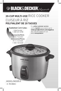 Manual Black and Decker RC866C Rice Cooker