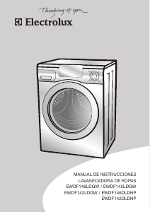 Manual de uso Electrolux EWDF145LDGW Lavasecadora