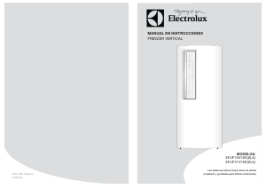 Manual de uso Electrolux EFUP195YSKW Congelador