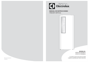 Manual de uso Electrolux EFUP195YSKG Congelador