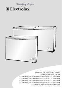 Manual de uso Electrolux EC155NBHW Congelador