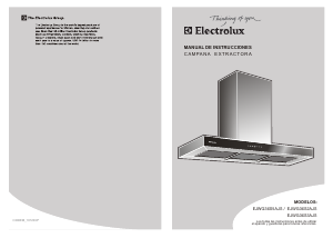 Manual de uso Electrolux EJWG36S5AJS Campana extractora