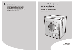 Manual de uso Electrolux EDFC045TMXW Secadora