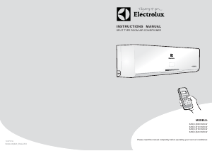 Handleiding Electrolux EASX24C5ATLW Airconditioner