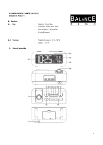 Manuál Balance Time 862458 Meteostanice