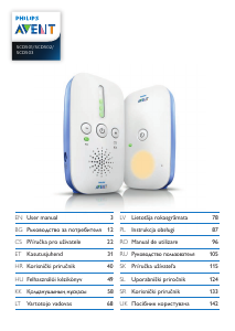 Manual Philips SCD502 Avent Baby Monitor