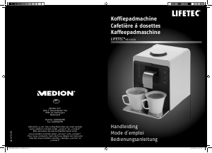Mode d’emploi Lifetec MD 14020 Cafetière
