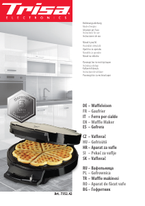 Manuál Trisa 7352.42 Waffle Pleasure Vaflovač