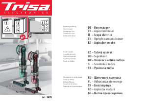 Kullanım kılavuzu Trisa Quick Clean Professional T7883 Elektrikli süpürge