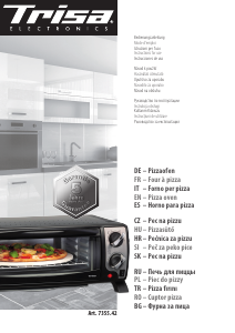 Használati útmutató Trisa Pizza al Forno Kemence