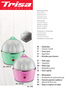 Manual de uso Trisa Retro Line Cocedor de huevos