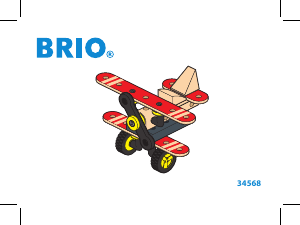Brugsanvisning BRIO set 34568 Aircraft Biplan