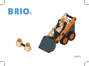 Manual BRIO set 34572 Construction Site Compact Loader