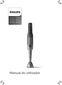 Manual Philips HR2653 ProMix Varinha mágica