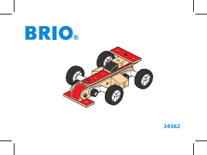 Instrukcja BRIO set 34562 Vehicles Samochód wyścigowy